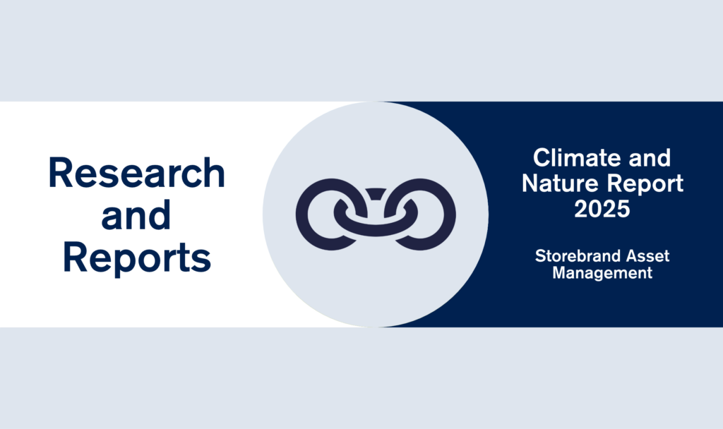 Climate and Nature Report 2025 Storebrand