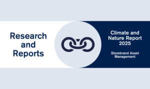 Climate and Nature Report 2025 Storebrand